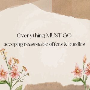 Accepting reasonable offer and bundles!!!